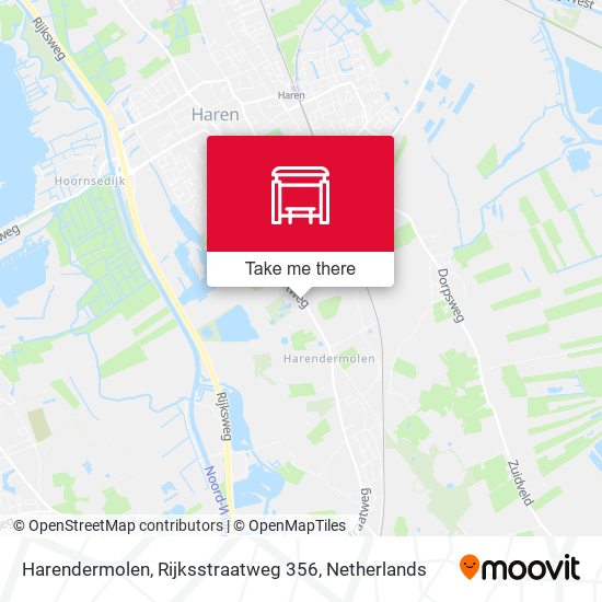 Harendermolen, Rijksstraatweg 356 map
