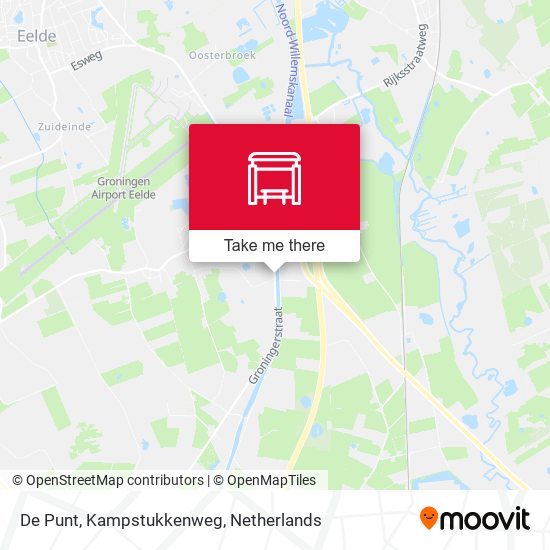 De Punt, Kampstukkenweg map