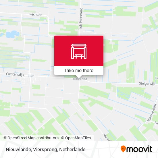 Nieuwlande, Viersprong map