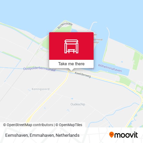 Eemshaven, Emmahaven map