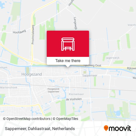 Sappemeer, Dahliastraat map