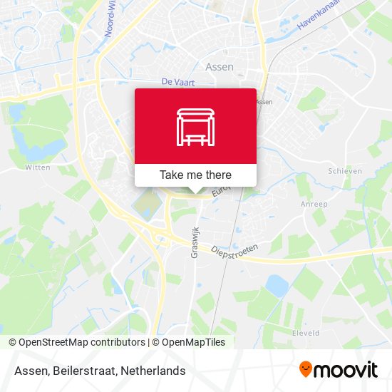 Assen, Beilerstraat map