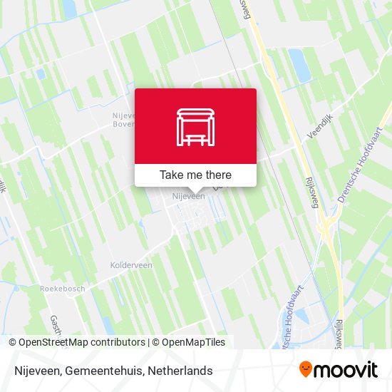 Nijeveen, Gemeentehuis map