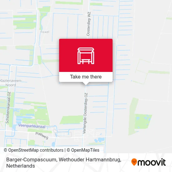 Barger-Compascuum, Wethouder Hartmannbrug Karte