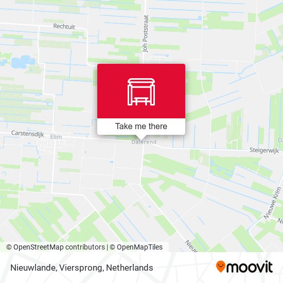 Nieuwlande, Viersprong map