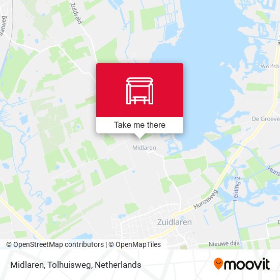 Midlaren, Tolhuisweg map