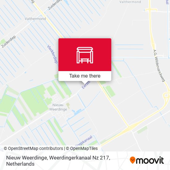 Nieuw Weerdinge, Weerdingerkanaal Nz 217 map