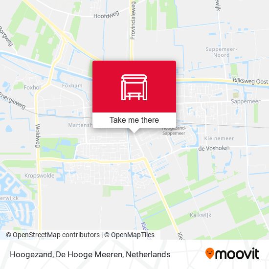 Hoogezand, De Hooge Meeren map