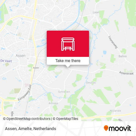 Assen, Amelte map