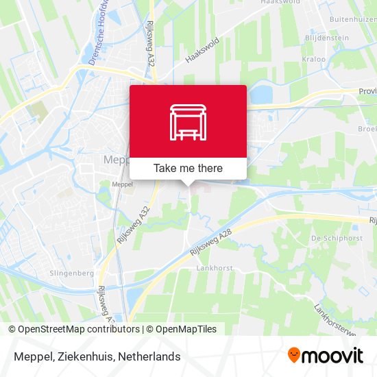 Meppel, Ziekenhuis map