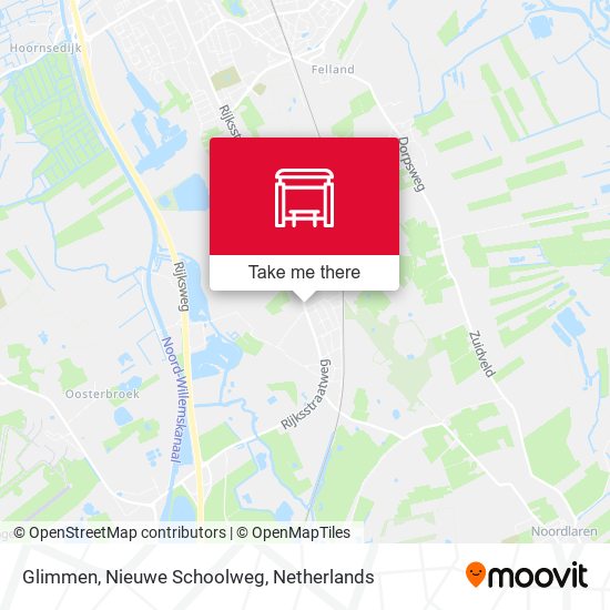 Glimmen, Nieuwe Schoolweg map