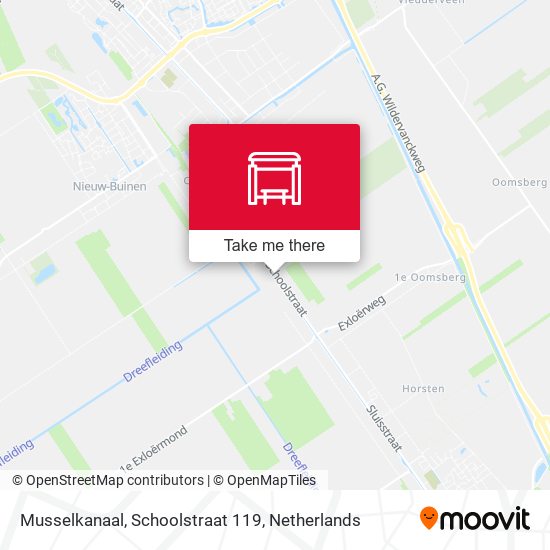 Musselkanaal, Schoolstraat 119 map