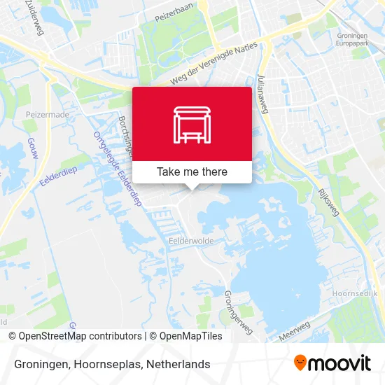 Groningen, Hoornseplas map