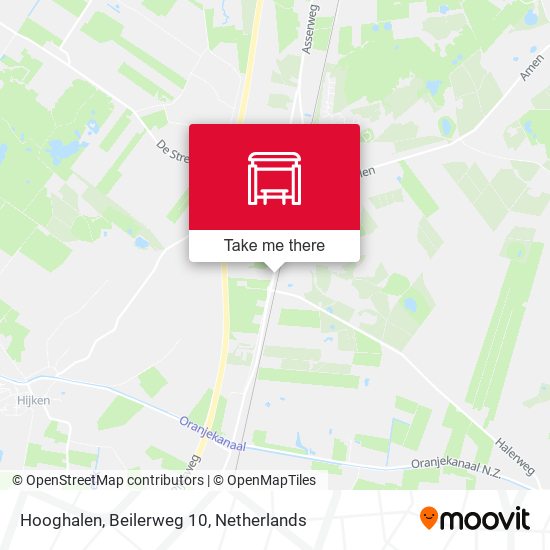 Hooghalen, Beilerweg 10 map