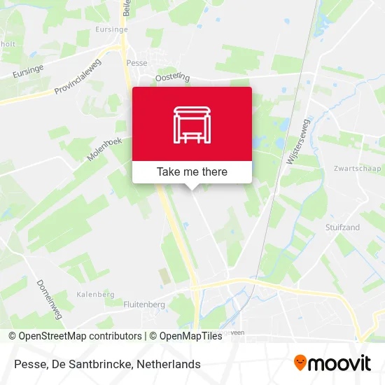 Pesse, De Santbrincke map