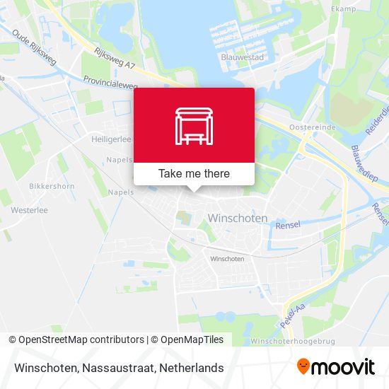 Winschoten, Nassaustraat map