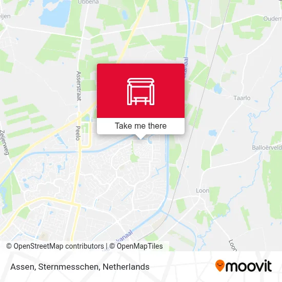 Assen, Sternmesschen Karte