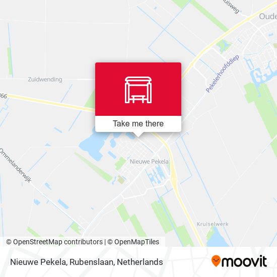 Nieuwe Pekela, Rubenslaan map