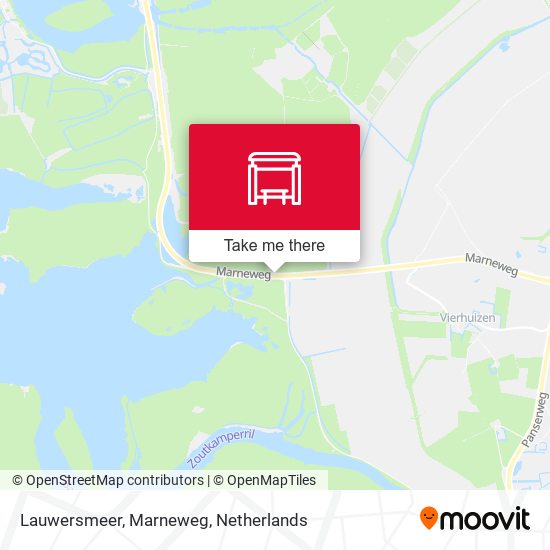 Lauwersmeer, Marneweg map