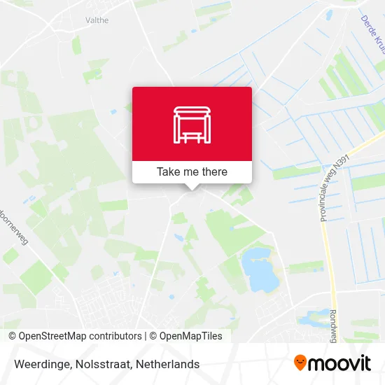 Weerdinge, Nolsstraat map