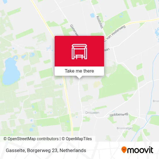 Gasselte, Borgerweg 23 Karte