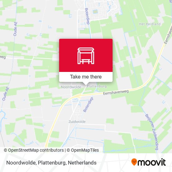 Noordwolde, Plattenburg map
