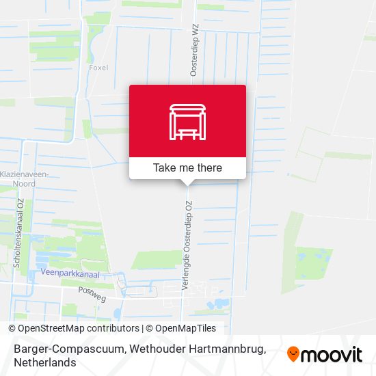Barger-Compascuum, Wethouder Hartmannbrug map