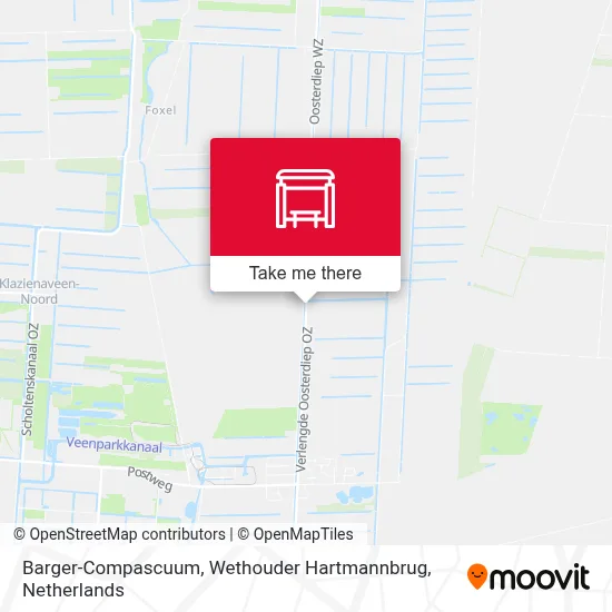 Barger-Compascuum, Wethouder Hartmannbrug map