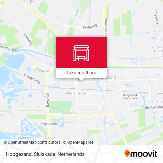 Hoogezand, Sluiskade map