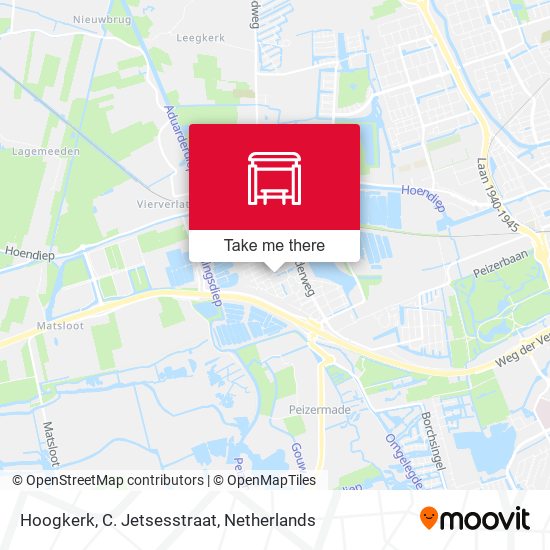 Hoogkerk, C. Jetsesstraat map