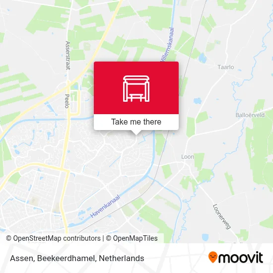 Assen, Beekeerdhamel map