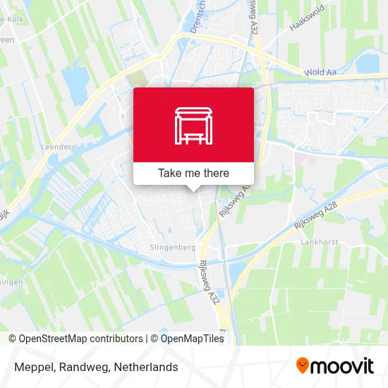 Meppel, Randweg map