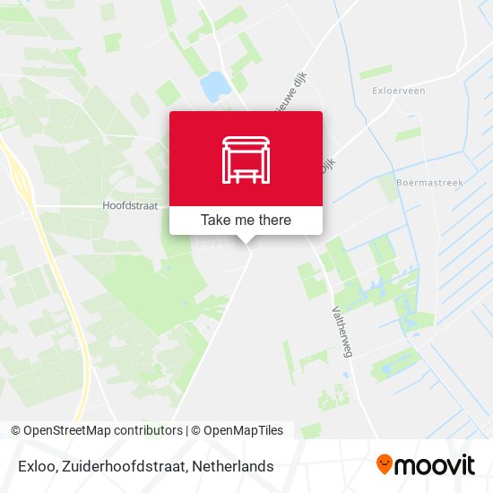 Exloo, Zuiderhoofdstraat map