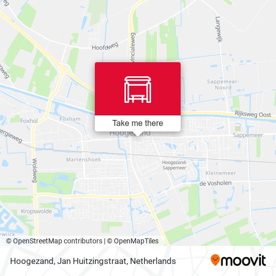 Hoogezand, Jan Huitzingstraat map