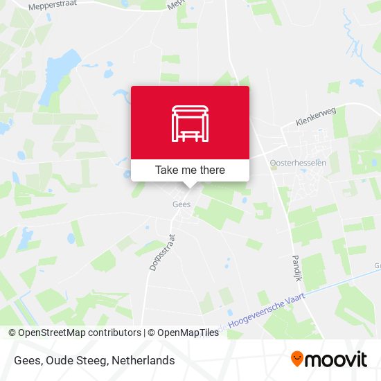 Gees, Oude Steeg map