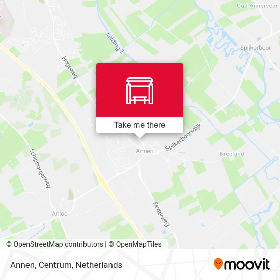 Annen, Centrum Karte