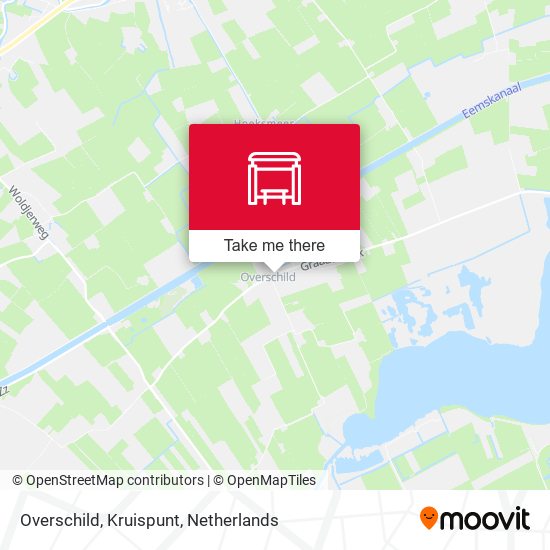 Overschild, Kruispunt map