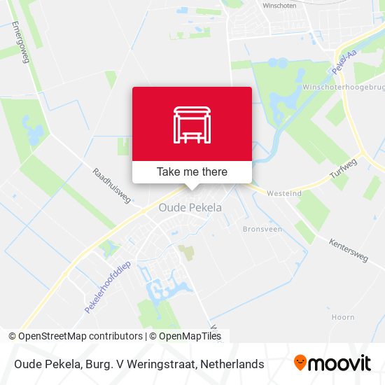 Oude Pekela, Burg. V Weringstraat map