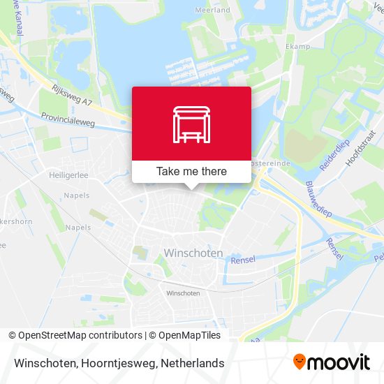 Winschoten, Hoorntjesweg map