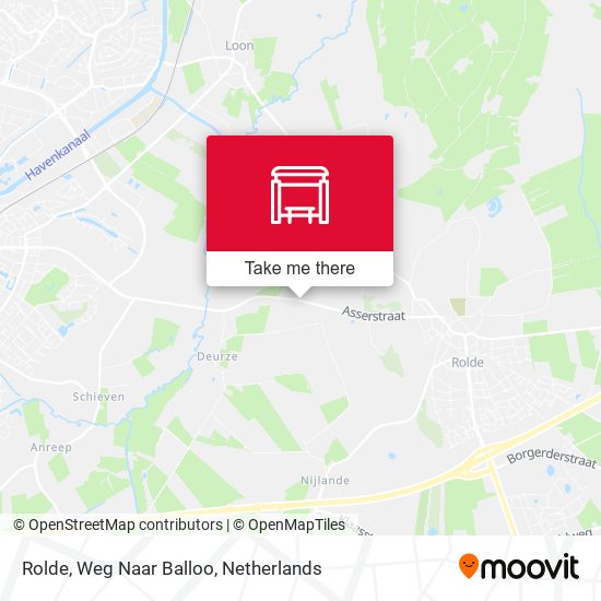 Rolde, Weg Naar Balloo map