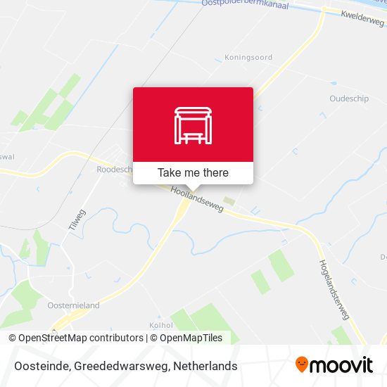 Oosteinde, Greededwarsweg map