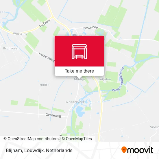 Blijham, Louwdijk Karte