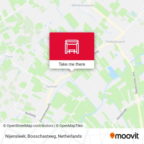 Nijensleek, Bosschasteeg map