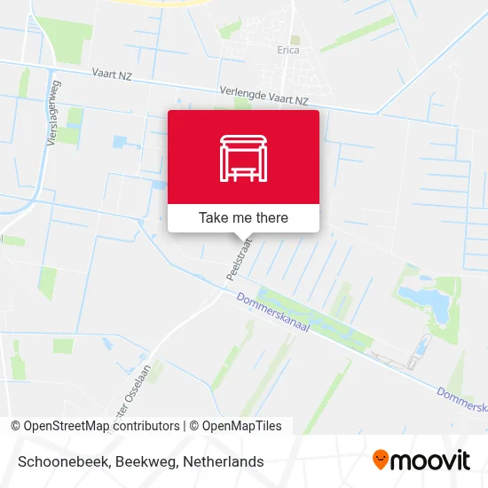 Schoonebeek, Beekweg map