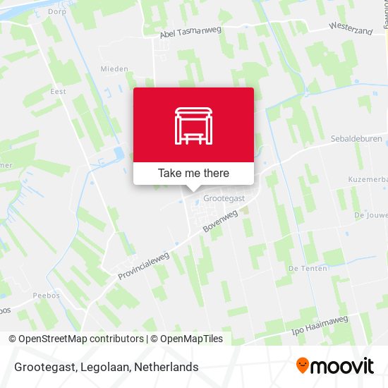 Grootegast, Legolaan map