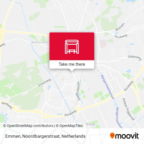 Emmen, Noordbargerstraat map