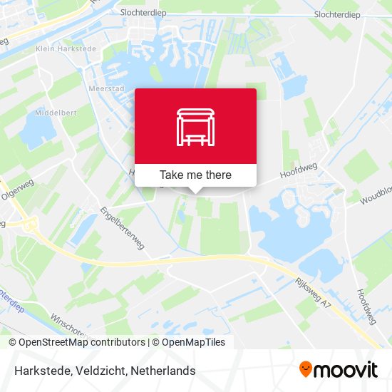 Harkstede, Veldzicht map