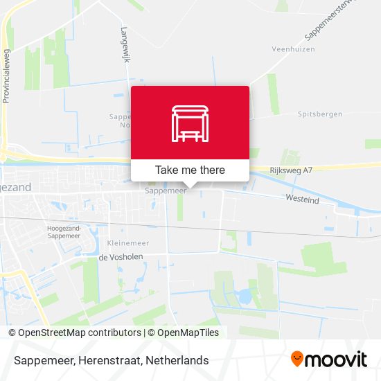 Sappemeer, Herenstraat map