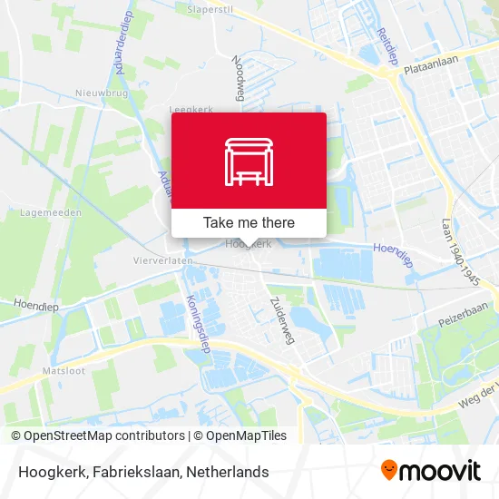 Hoogkerk, Fabriekslaan map