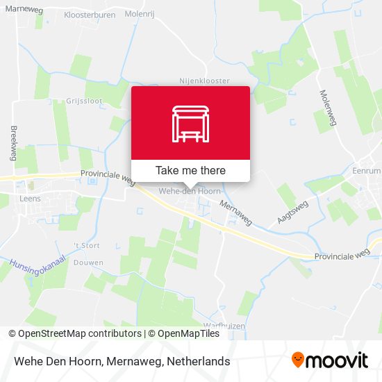 Wehe Den Hoorn, Mernaweg map